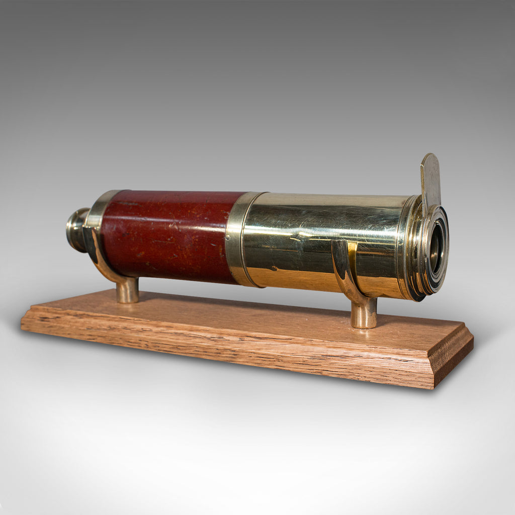 Antique 3 Draw Telescope, English, Terrestrial, Davis of London, Victorian, 1860