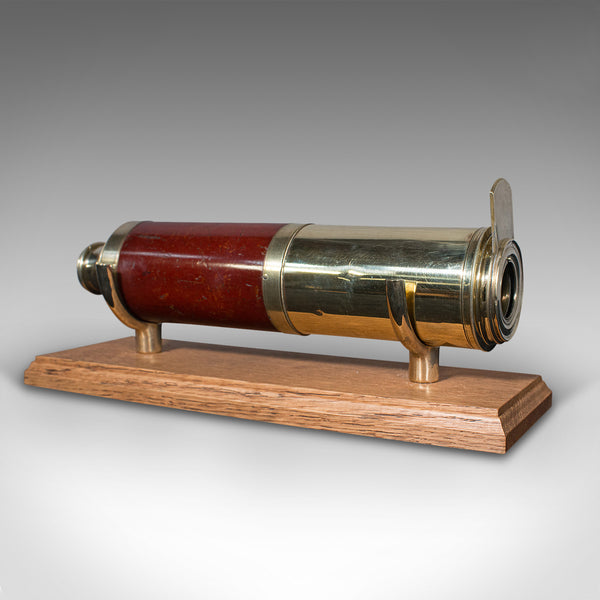 Antique 3 Draw Telescope, English, Terrestrial, Davis of London, Victorian, 1860