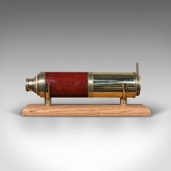 Antique 3 Draw Telescope, English, Terrestrial, Davis of London, Victorian, 1860