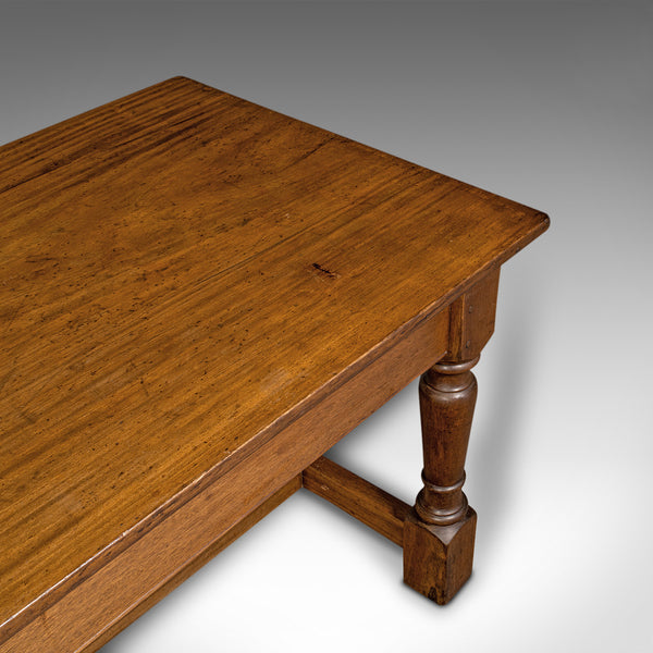 Large 7'9" Antique Dining Table, English, 8 Seat, Kitchen, Refectory, Victorian