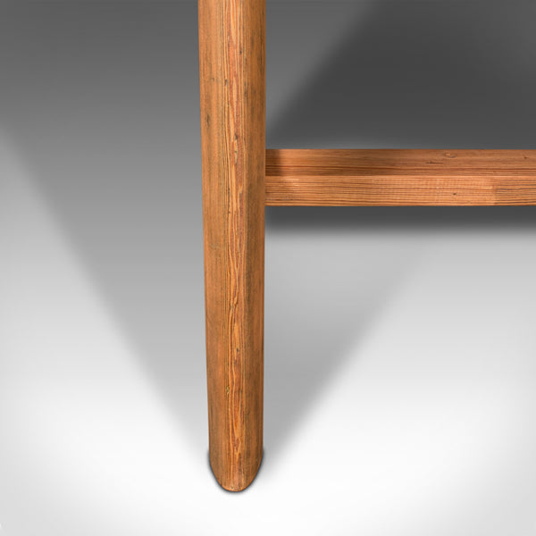 Large Antique Artist's Bench, English, Patina, 6 Seat, Kitchen, Desk, Edwardian