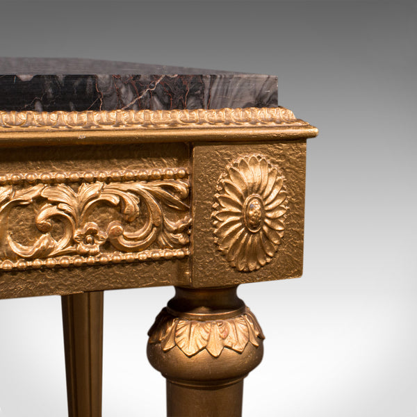 Pair Of Vintage Bedside Tables, Continental, Giltwood, Side, Lamp, Nightstand