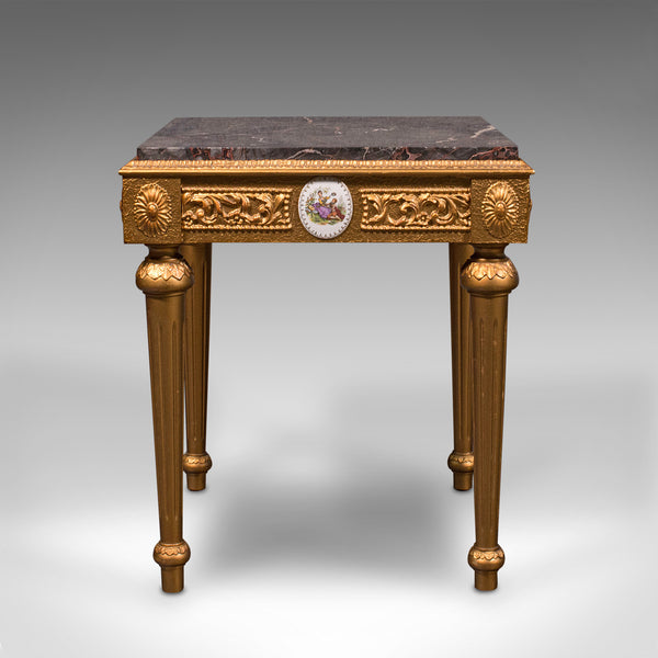 Pair Of Vintage Bedside Tables, Continental, Giltwood, Side, Lamp, Nightstand