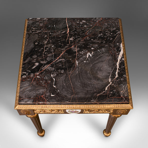 Pair Of Vintage Bedside Tables, Continental, Giltwood, Side, Lamp, Nightstand