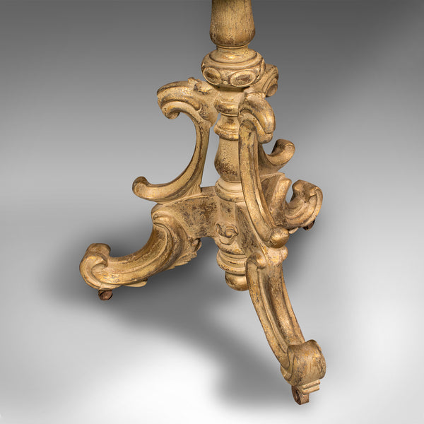 Antique Decorative Side Table, Continental, Lamp, Regency Revival, Victorian