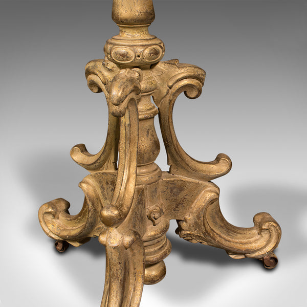 Antique Decorative Side Table, Continental, Lamp, Regency Revival, Victorian