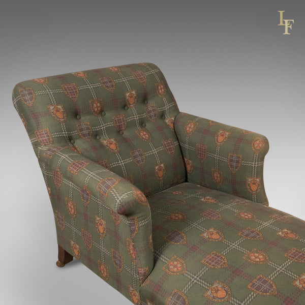 Antique Daybed, Victorian Button Back Armchair c.1880 - London Fine Antiques