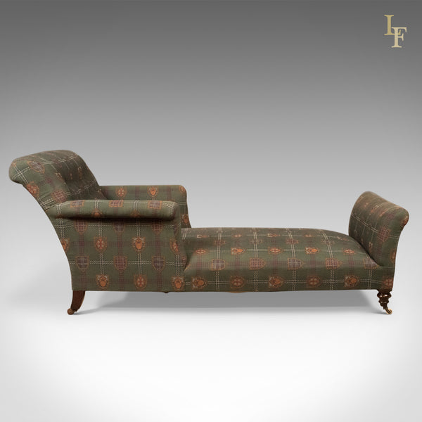 Antique Daybed, Victorian Button Back Armchair c.1880 - London Fine Antiques