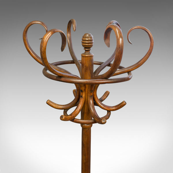 Antique Bentwood Coat Rack, Hall Stand, Thonet, Café, Coat Stick Umbrella, c1910 - London Fine Antiques