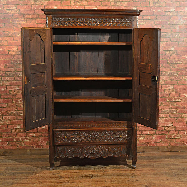 Antique French Oak Armoire, c.1800 - London Fine Antiques