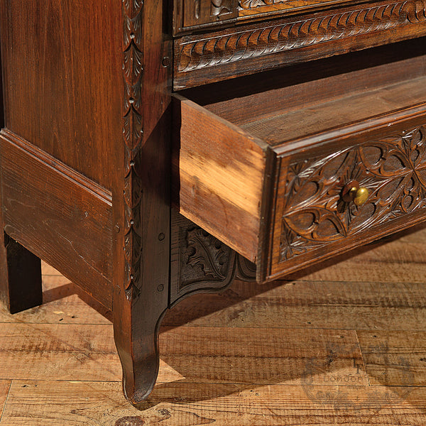 Antique French Oak Armoire, c.1800 - London Fine Antiques