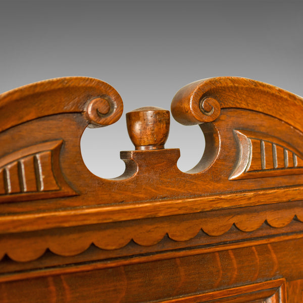 Antique Hall Chair, Oak, Scottish, Victorian, Side, 19th Century, Circa 1870 - London Fine Antiques