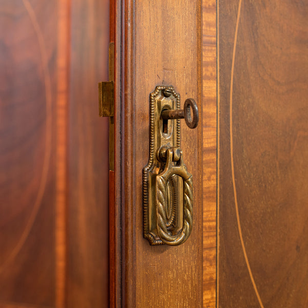 Antique Mirrored Wardrobe, English, Edwardian, Mahogany, Compactum, Circa 1910 - London Fine Antiques