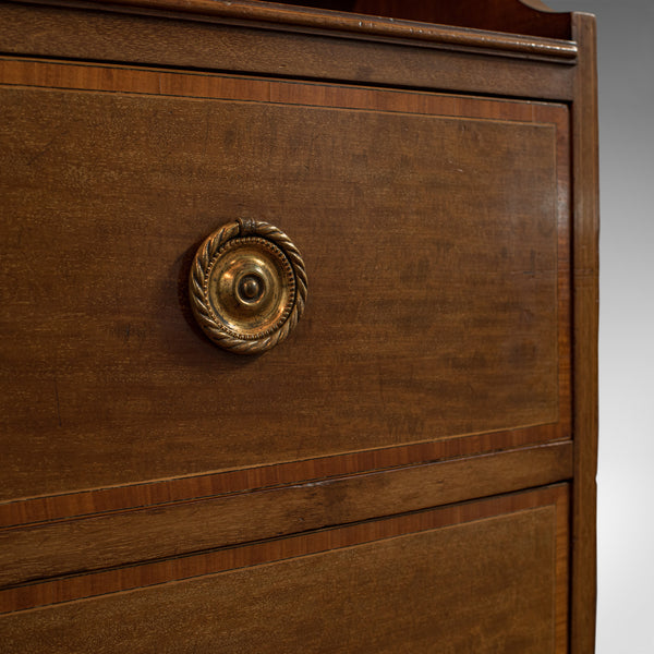 Antique Mirrored Wardrobe, English, Edwardian, Mahogany, Compactum, Circa 1910 - London Fine Antiques