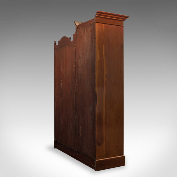 Antique Mirrored Wardrobe, English, Edwardian, Mahogany, Compactum, Circa 1910 - London Fine Antiques