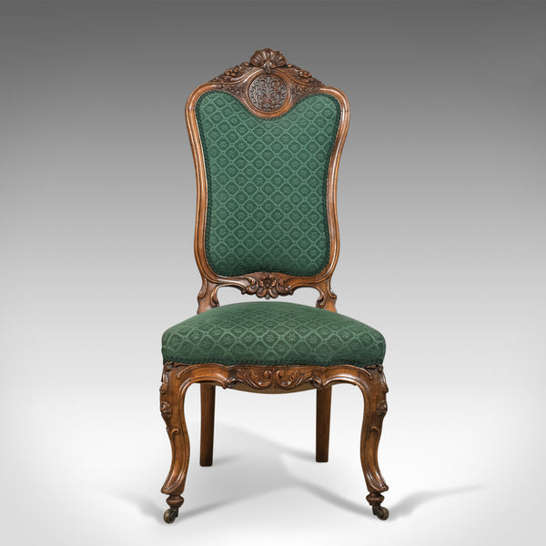 Antique Side Chair, 19th Century, Nursing, Salon, English, Walnut, Circa 1820 - London Fine Antiques