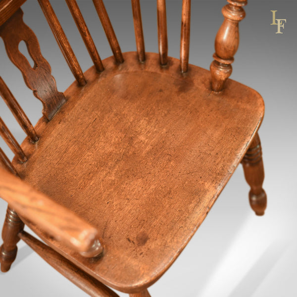 Antique Windsor Stick Back Chair, Victorian c.1870 - London Fine Antiques