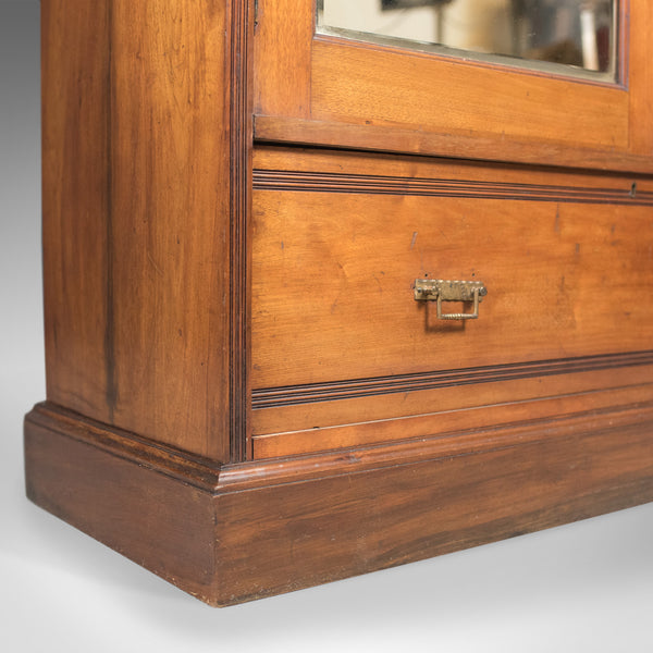 Edwardian Antique Beaconsfield Wardrobe, English, Walnut, c.1910 - London Fine Antiques
