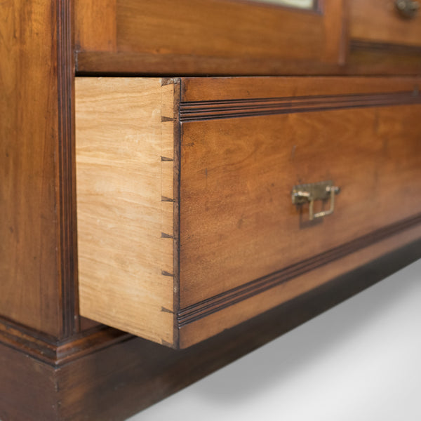 Edwardian Antique Beaconsfield Wardrobe, English, Walnut, c.1910 - London Fine Antiques