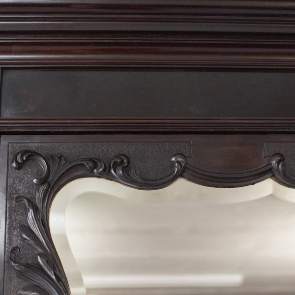 Very Large Victorian, English, Antique Wardrobe. Compactum in Mahogany, Mid 19th Century c.1870 - London Fine Antiques