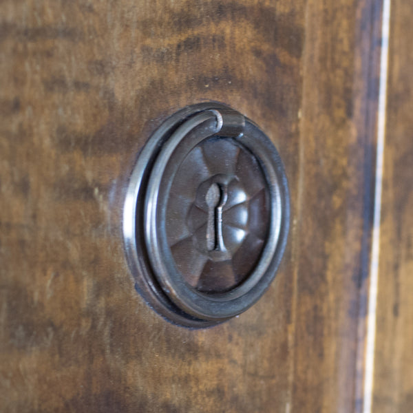 Vintage 1940's Swedish Wardrobe, AB Br Miller, Art Deco Press Cupboard, Walnut - London Fine Antiques