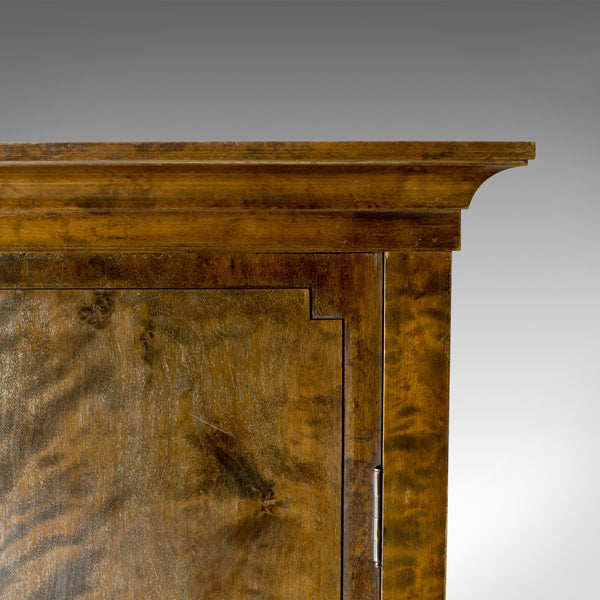 Vintage 1940's Swedish Wardrobe, AB Br Miller, Art Deco Press Cupboard, Walnut - London Fine Antiques