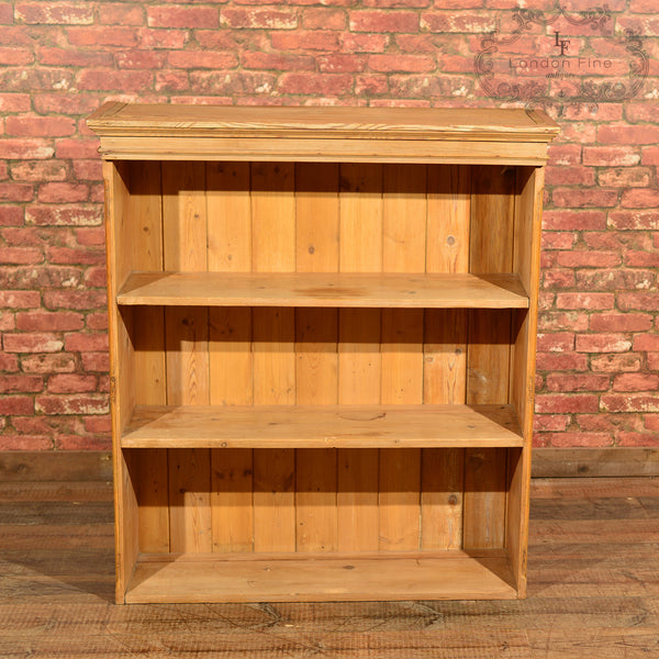 Victorian Pine Bookcase, Dresser Top c.1900 - London Fine Antiques
