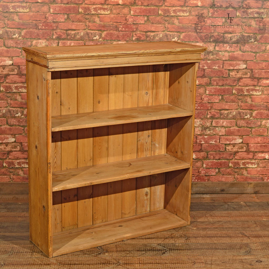 Victorian Pine Bookcase, Dresser Top c.1900 - London Fine Antiques