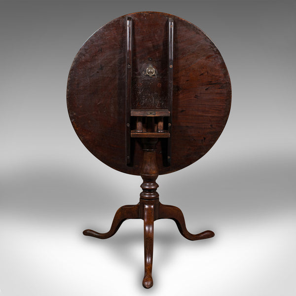 Antique Occasional Table, English, Tilt Top, Lamp, Afternoon Tea, Georgian, 1800