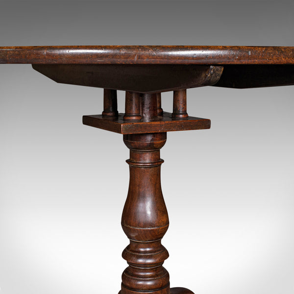 Antique Occasional Table, English, Tilt Top, Lamp, Afternoon Tea, Georgian, 1800