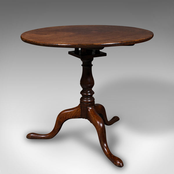 Antique Occasional Table, English, Tilt Top, Lamp, Afternoon Tea, Georgian, 1800