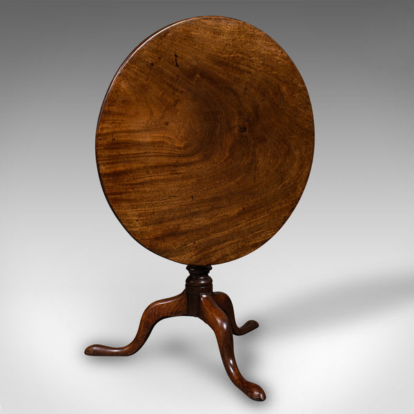 Antique Occasional Table, English, Tilt Top, Lamp, Afternoon Tea, Georgian, 1800