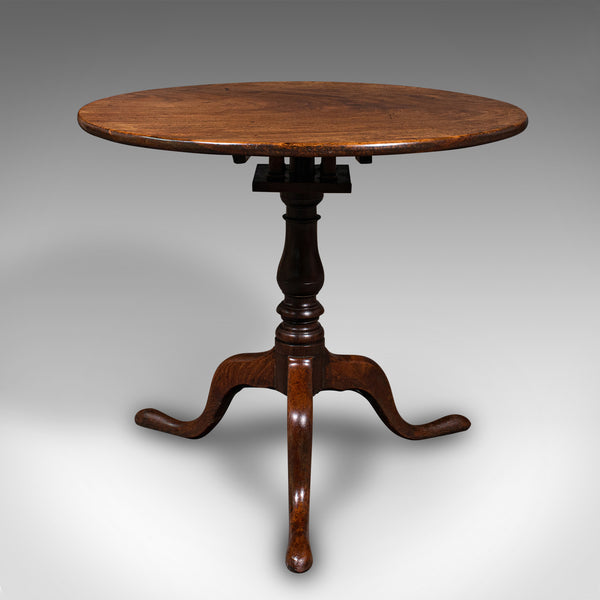 Antique Occasional Table, English, Tilt Top, Lamp, Afternoon Tea, Georgian, 1800