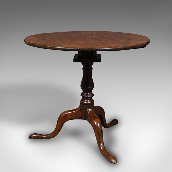 Antique Occasional Table, English, Tilt Top, Lamp, Afternoon Tea, Georgian, 1800