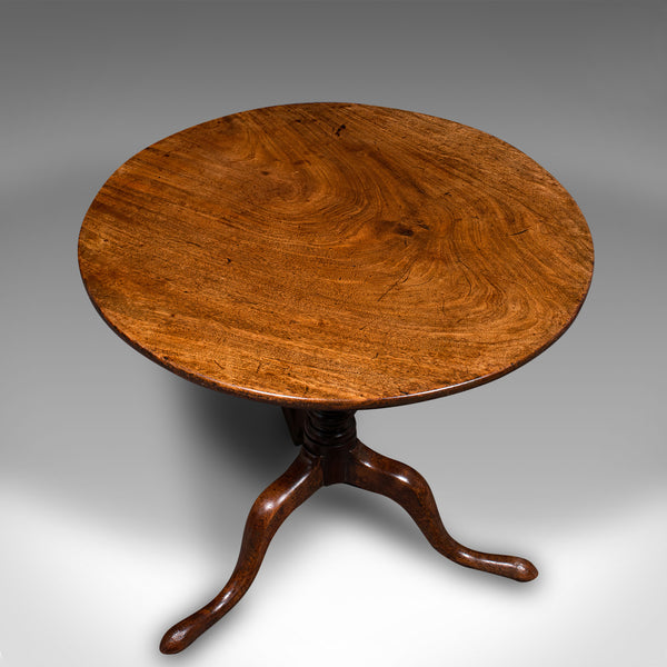 Antique Occasional Table, English, Tilt Top, Lamp, Afternoon Tea, Georgian, 1800