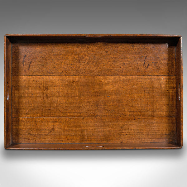 Large Antique Baker's Tray, English, Oak, Butler, Serving, Georgian, Circa 1750
