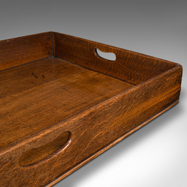 Large Antique Baker's Tray, English, Oak, Butler, Serving, Georgian, Circa 1750