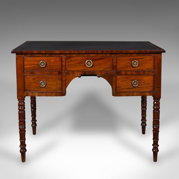 Antique Ladies Writing Desk, English, Correspondence Table, Victorian, C.1850