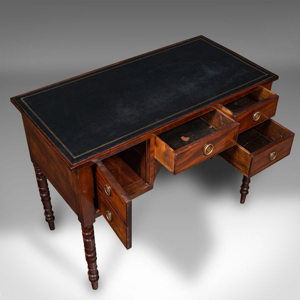 Antique Ladies Writing Desk, English, Correspondence Table, Victorian, C.1850