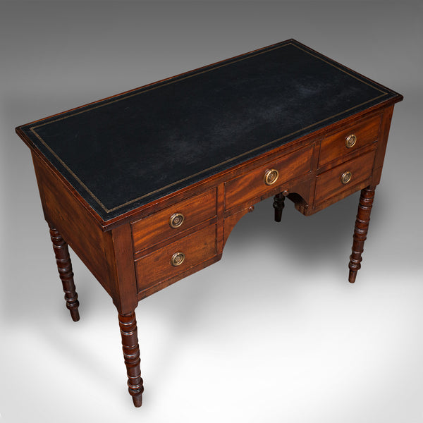 Antique Ladies Writing Desk, English, Correspondence Table, Victorian, C.1850