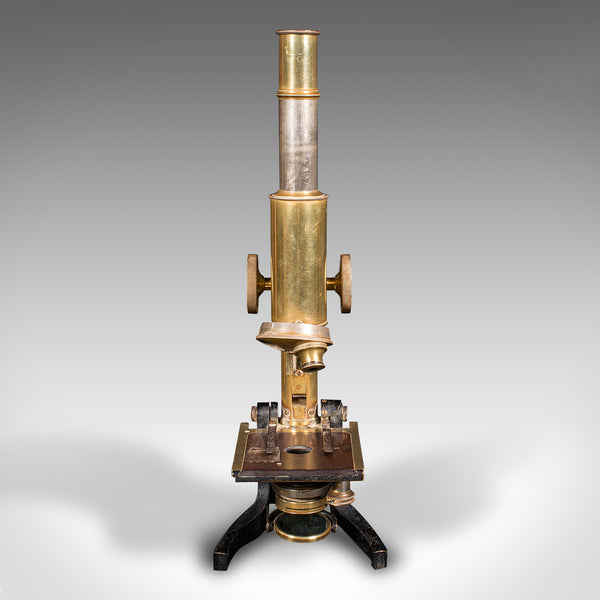 Antique Cased Microscope, English, Scientific Instrument, J Swift, Victorian