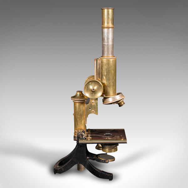 Antique Cased Microscope, English, Scientific Instrument, J Swift, Victorian