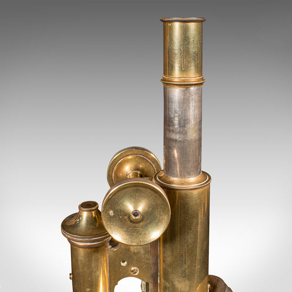 Antique Cased Microscope, English, Scientific Instrument, J Swift, Victorian