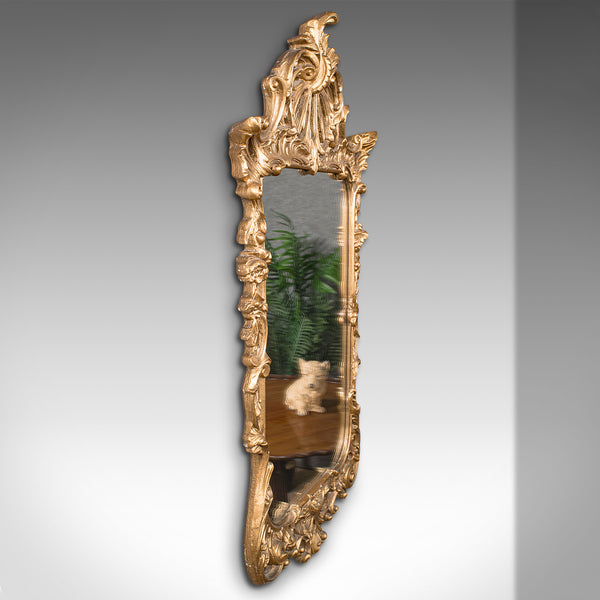 Tall Vintage Wall Mirror, English, Gilt, Decorative, Renaissance Revival, C.1960