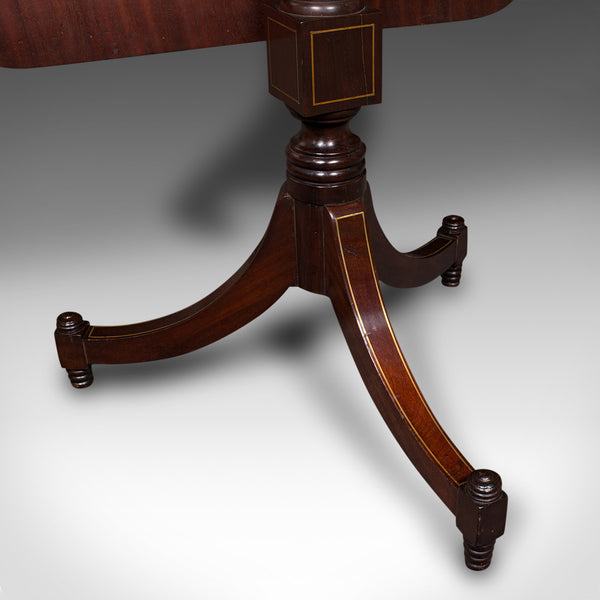 Antique Occasional Table, English, Tilt Top, Lamp, Wine, Empire Taste, Regency