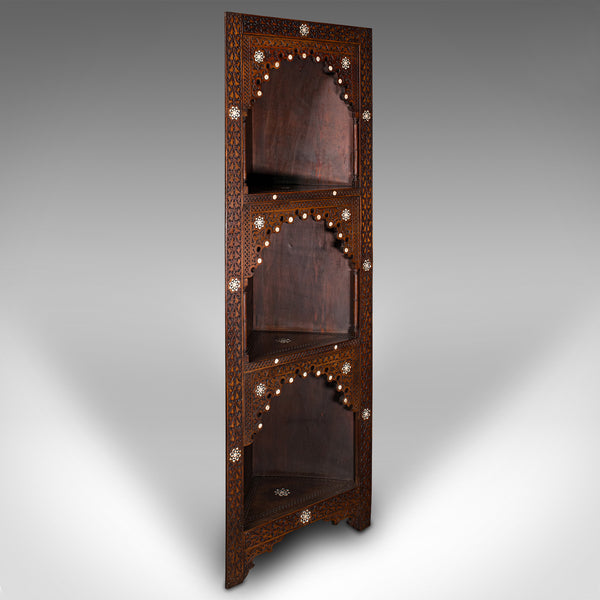 Antique Corner Display Stand Open Shelf Cabinet Moorish Taste antique-corner-display-stand-open-shelf-cabinet-moorish-taste