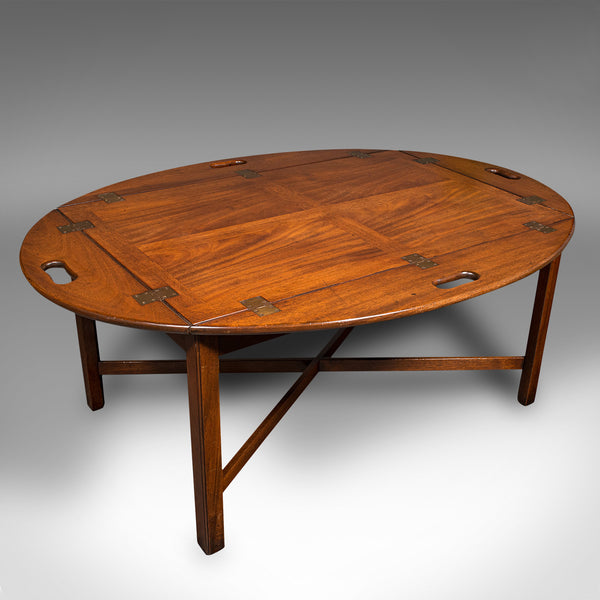 Large Antique Ship's Serving Table, English, Butler's Stand, Edwardian, C.1910