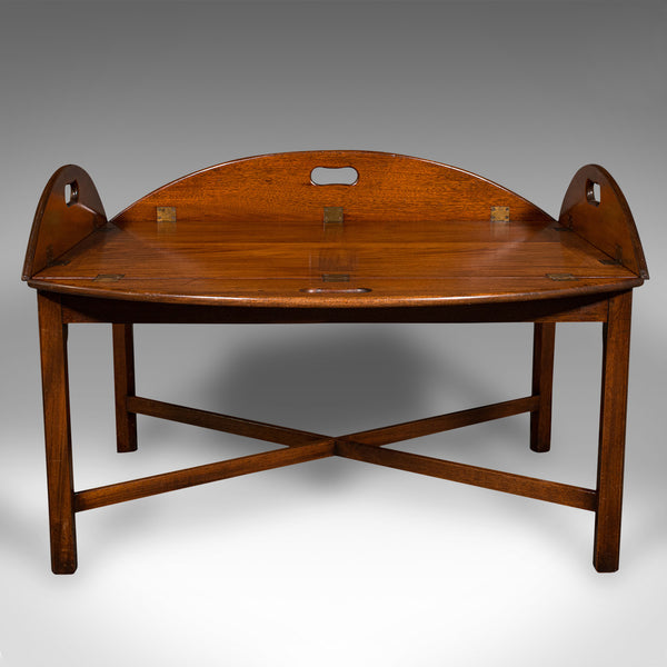 Large Antique Ship's Serving Table, English, Butler's Stand, Edwardian, C.1910