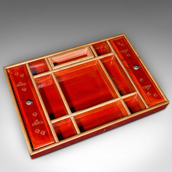 Vintage Decorative Administrator's Box, Japanese, Lacquer, Jewellery, Art Deco