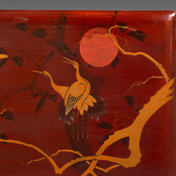 Vintage Decorative Administrator's Box, Japanese, Lacquer, Jewellery, Art Deco